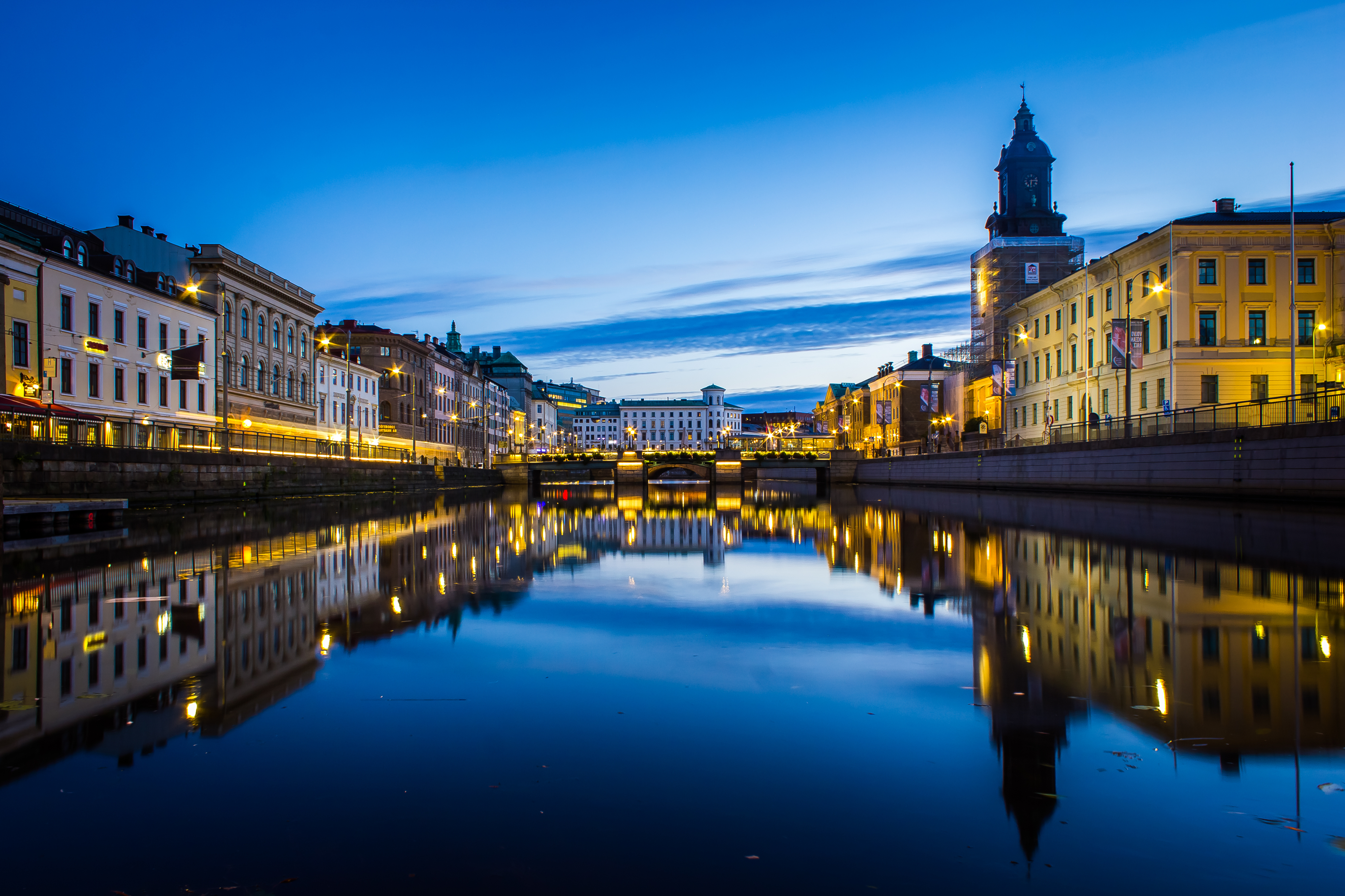 A view of Gothenburg city center